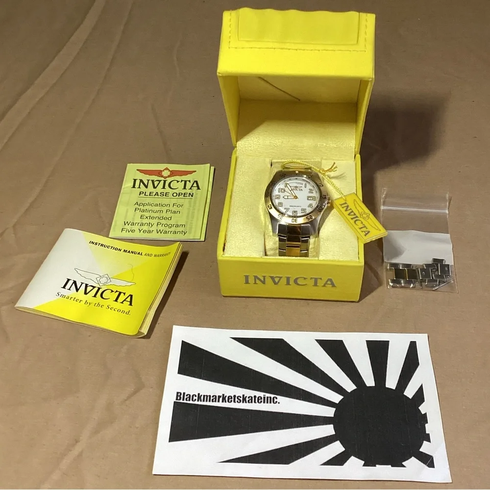 Invicta Specialty Men 44mm Stainless Steel Gold Model 6693 - Quartz Men's Watch